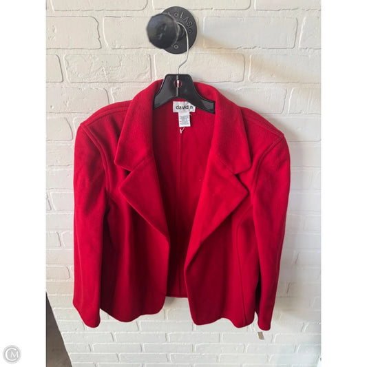 Blazer By David N In Red, Size: 1x