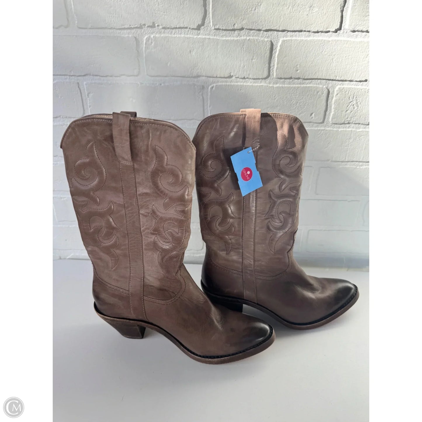 Boots Western By Cmb In Brown, Size: 8.5