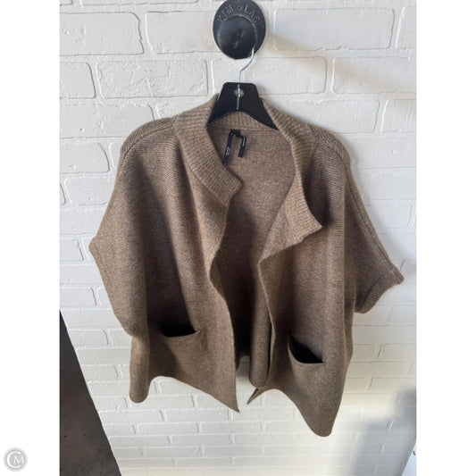 Sweater Cardigan By Anthropologie In Tan, Size: Osfm