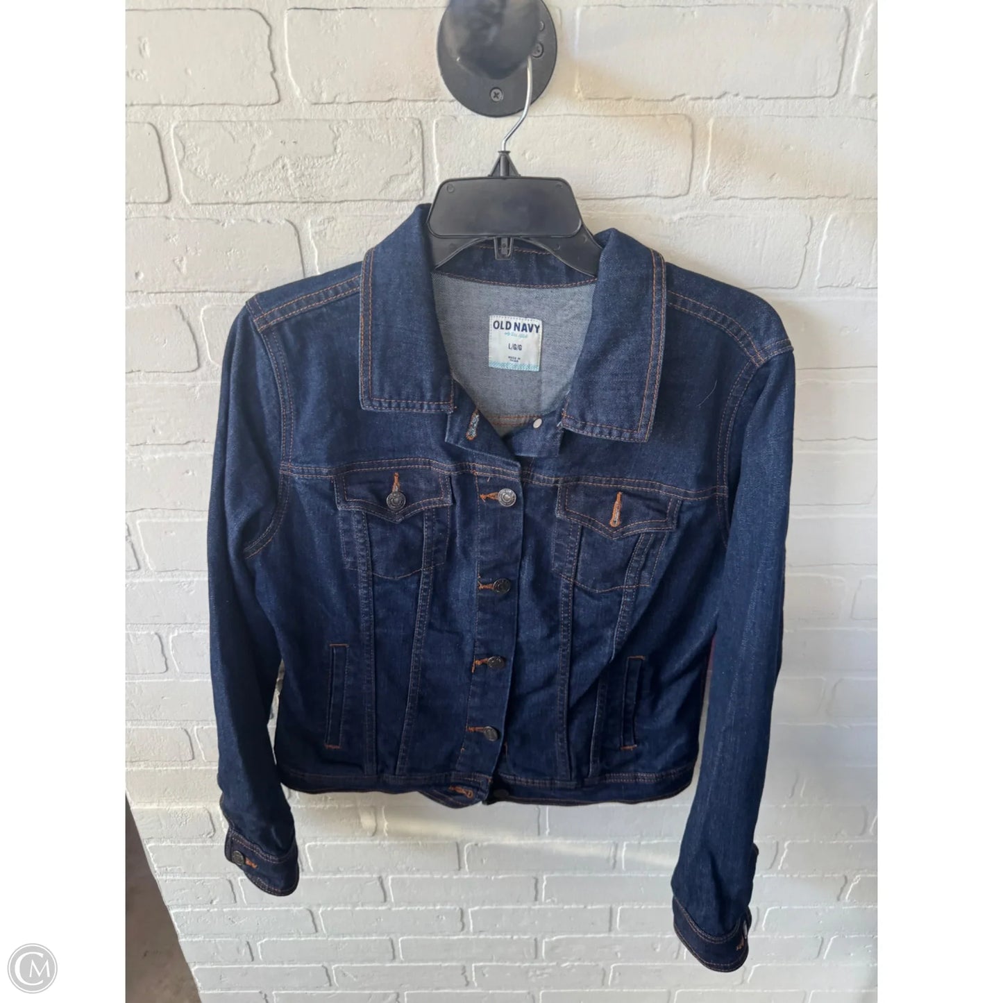 Jacket Denim By Old Navy In Blue Denim, Size: L
