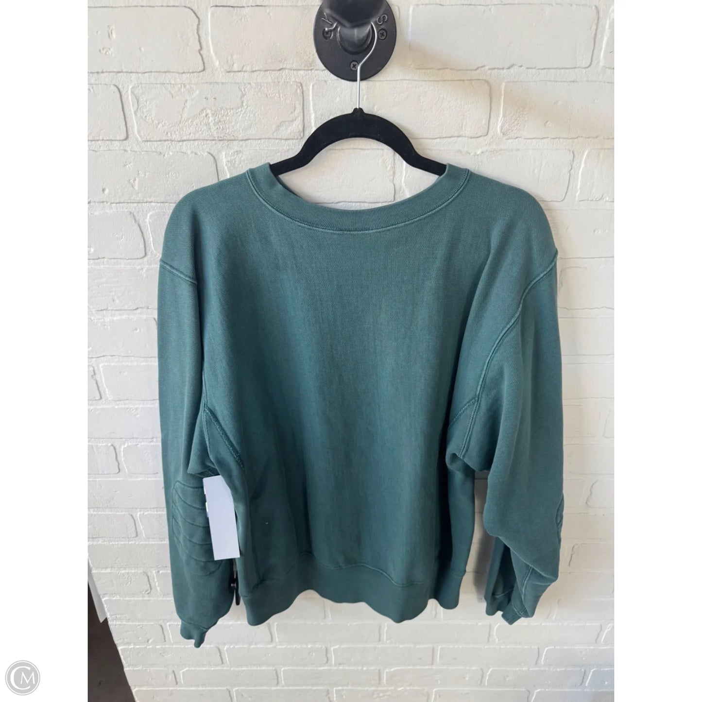 Sweatshirt Crewneck By Champion In Green, Size: M