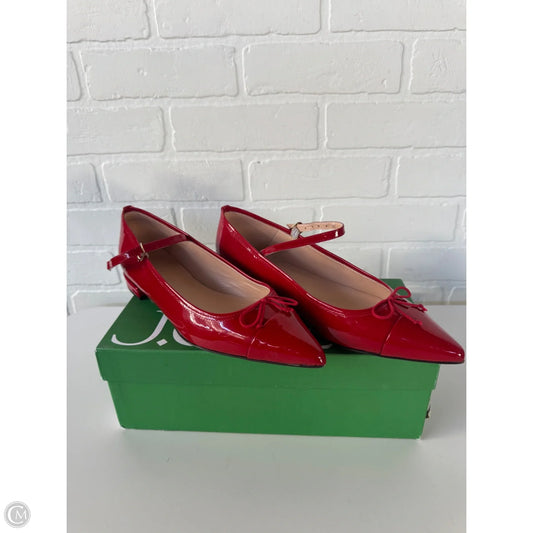 Shoes Flats By J. Crew In Red, Size: 8