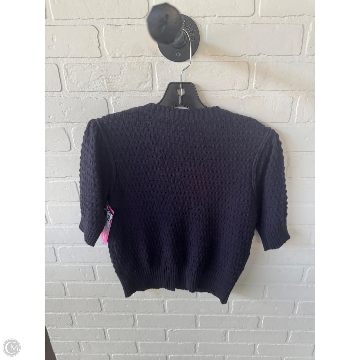 Sweater Cardigan By Free Assembly In Blue, Size: M