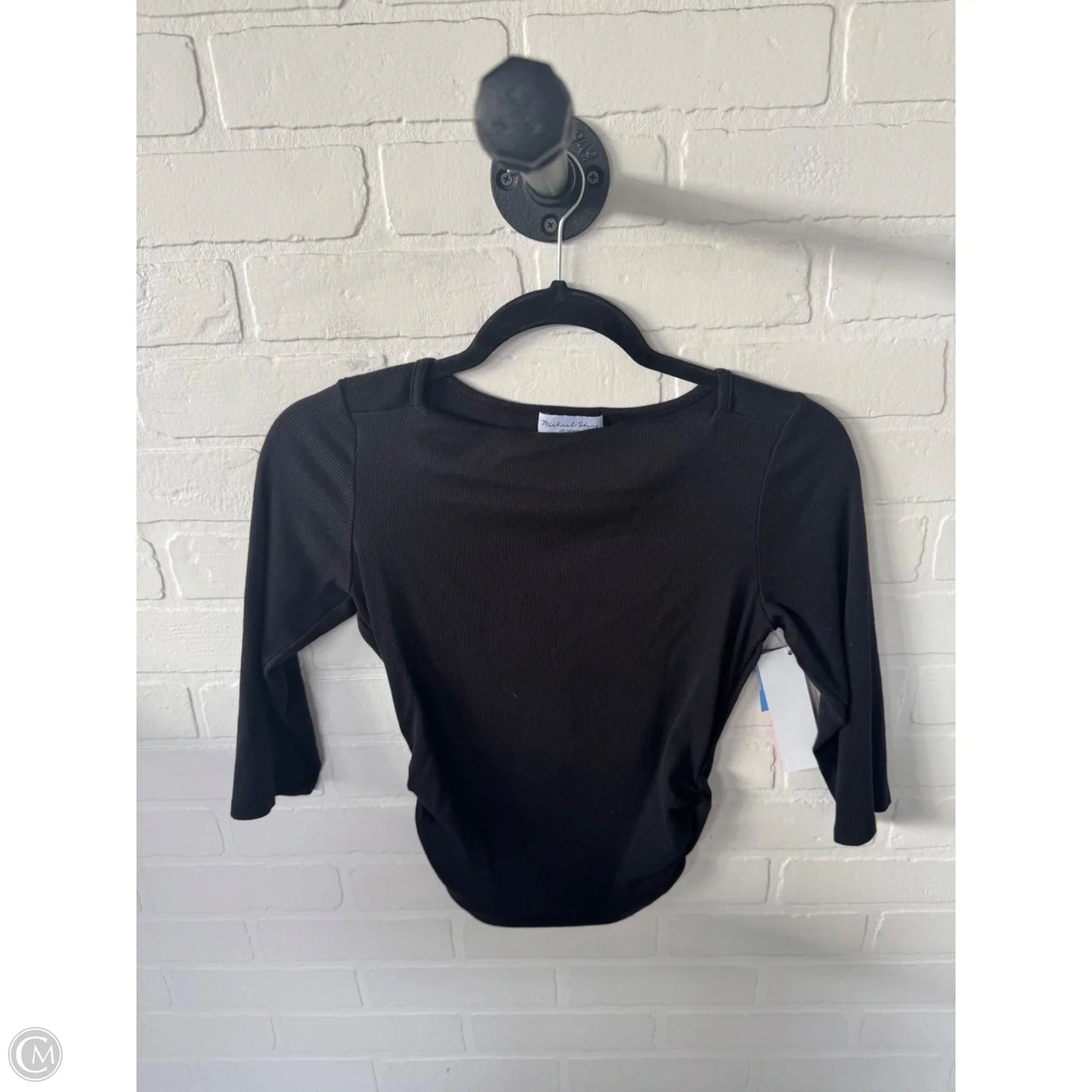 Top 3/4 Sleeve Basic By Michael Stars In Black, Size: S