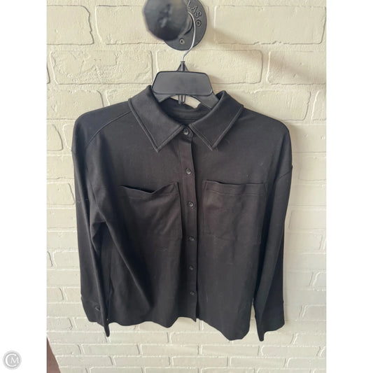 Top Long Sleeve By Isaac Mizrahi Live Qvc In Black, Size: Xs