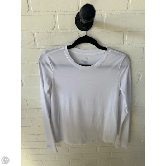 Top Long Sleeve Basic By So In White, Size: Xs