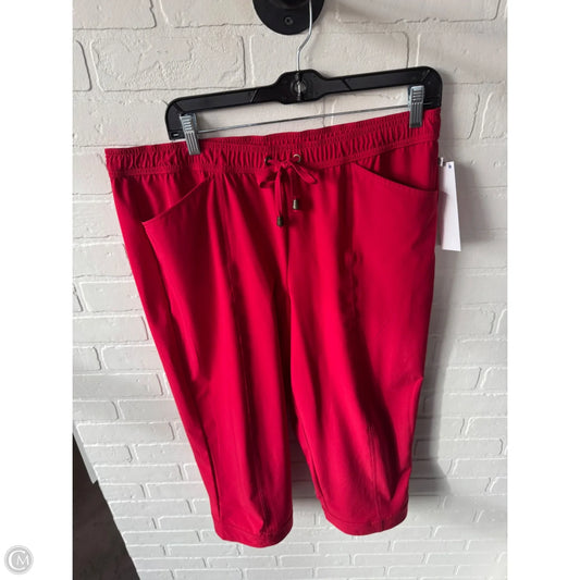 Capris By Chicos In Red, Size: 12