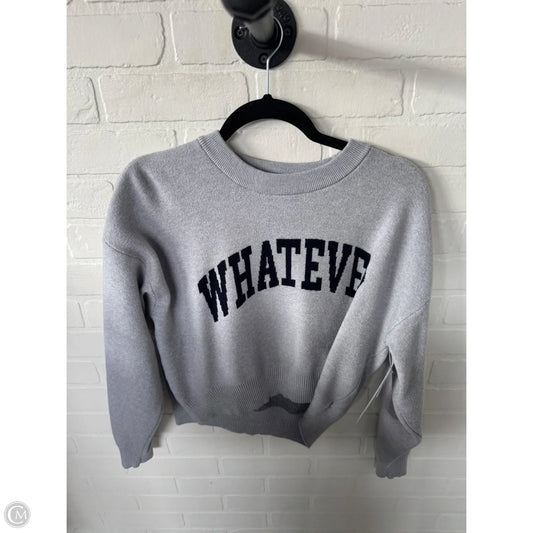 Sweater By So In Grey, Size: M