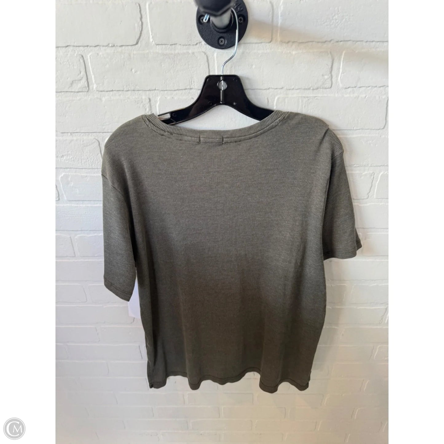Top Short Sleeve By Z Supply In Grey, Size: M