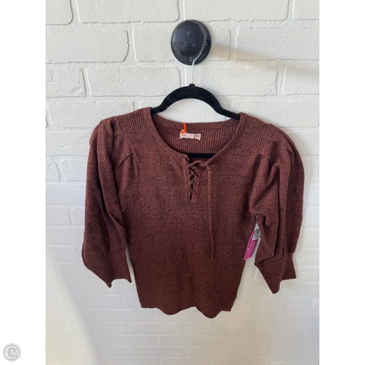 Sweater By Knox Rose In Orange, Size: M