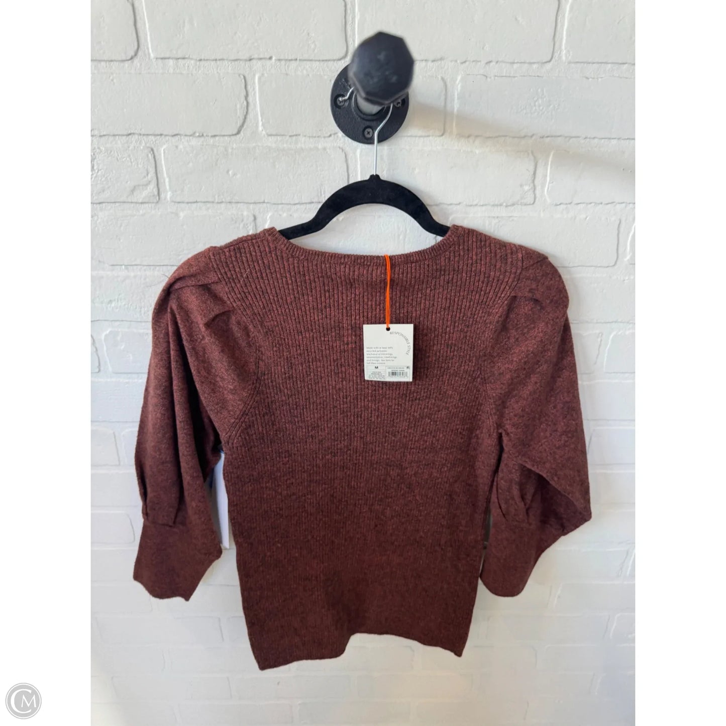 Sweater By Knox Rose In Orange, Size: M