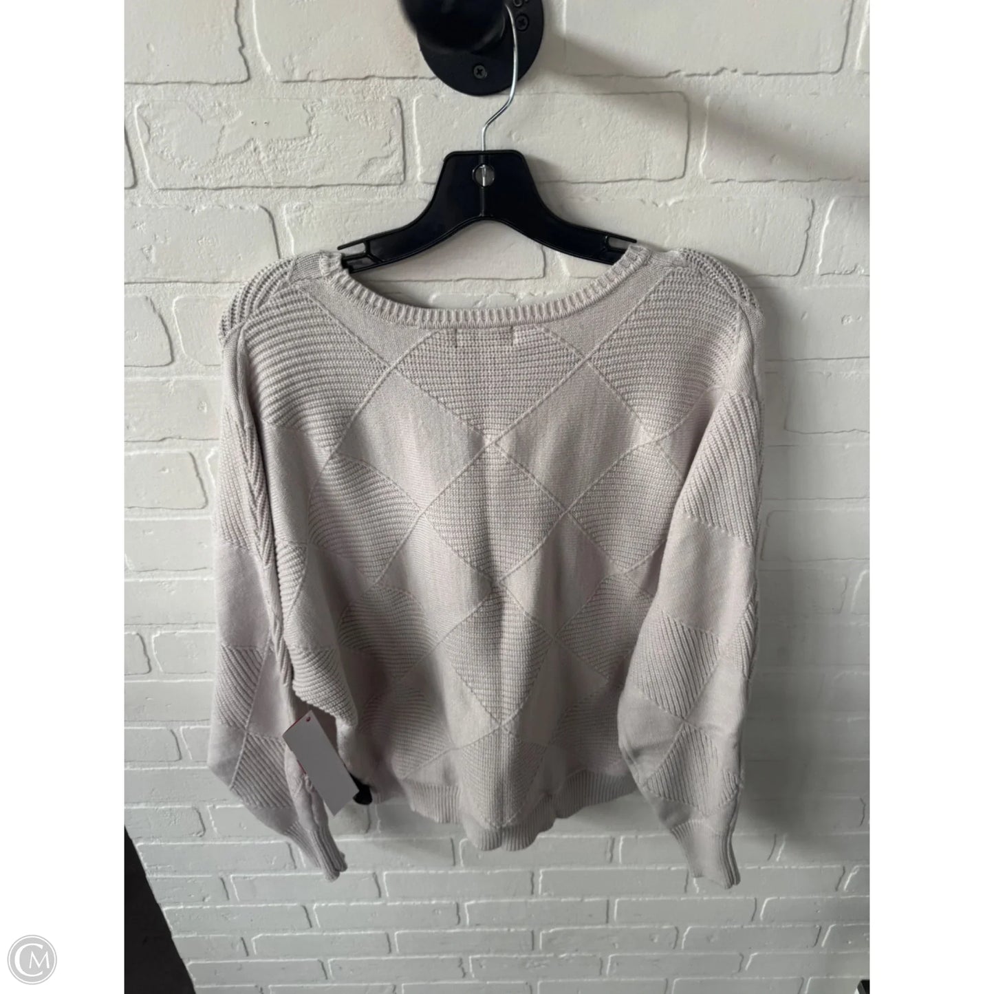 Sweater By Tahari In Cream, Size: Xl