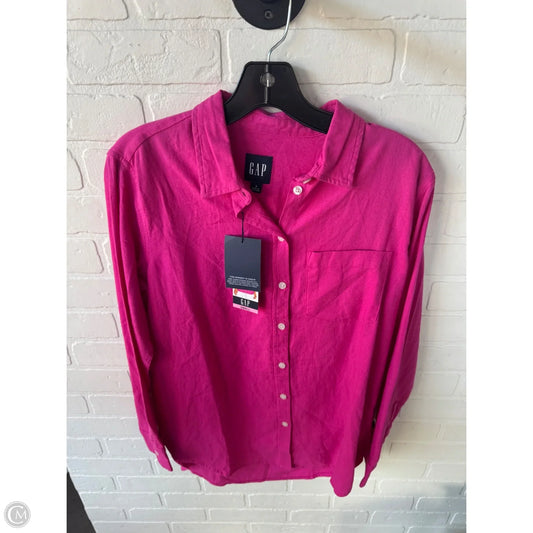 Top Long Sleeve By Gap In Pink, Size: S