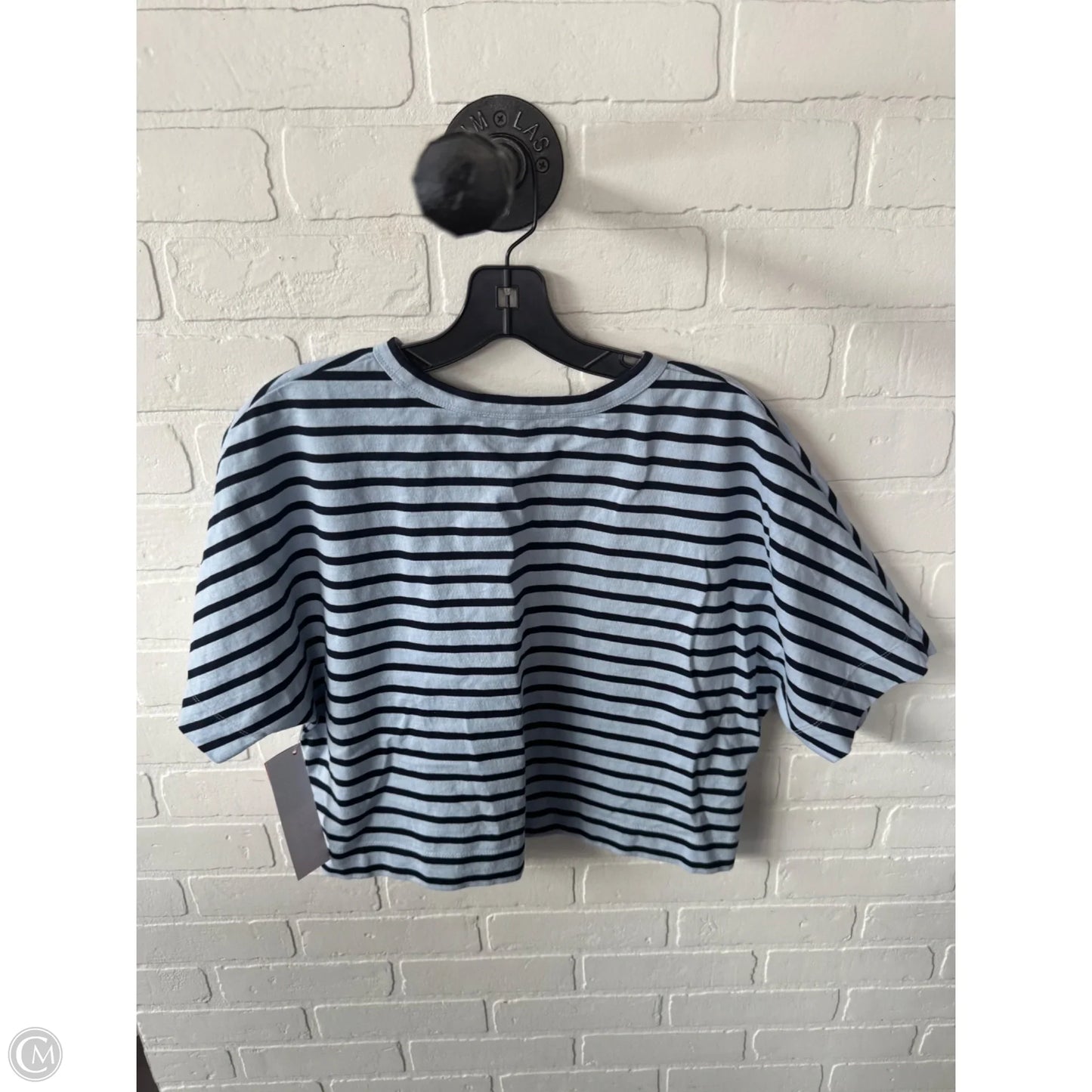 Top Short Sleeve By Ann Taylor In Blue, Size: S