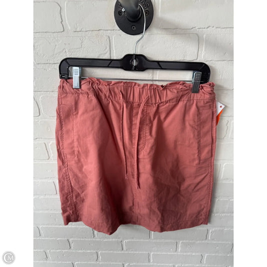Skirt Mini & Short By Loft In Orange, Size: 4