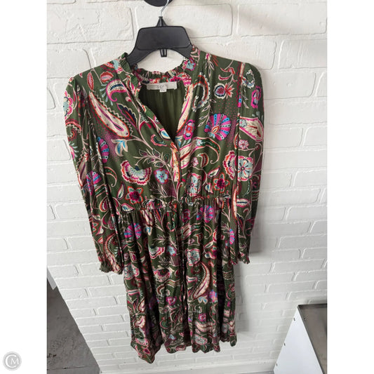 Dress Casual Midi By Loft In Green, Size: M