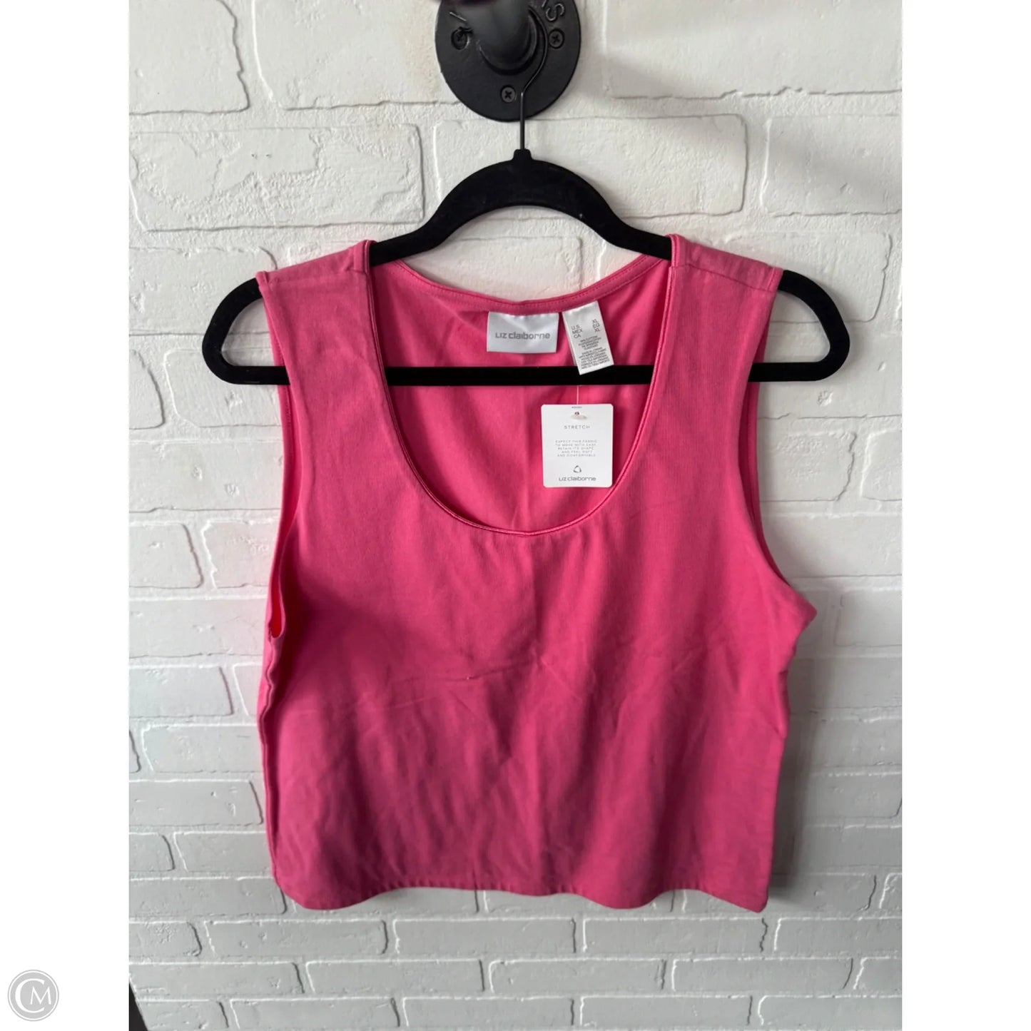 Tank Top By Liz Claiborne In Pink, Size: Xl