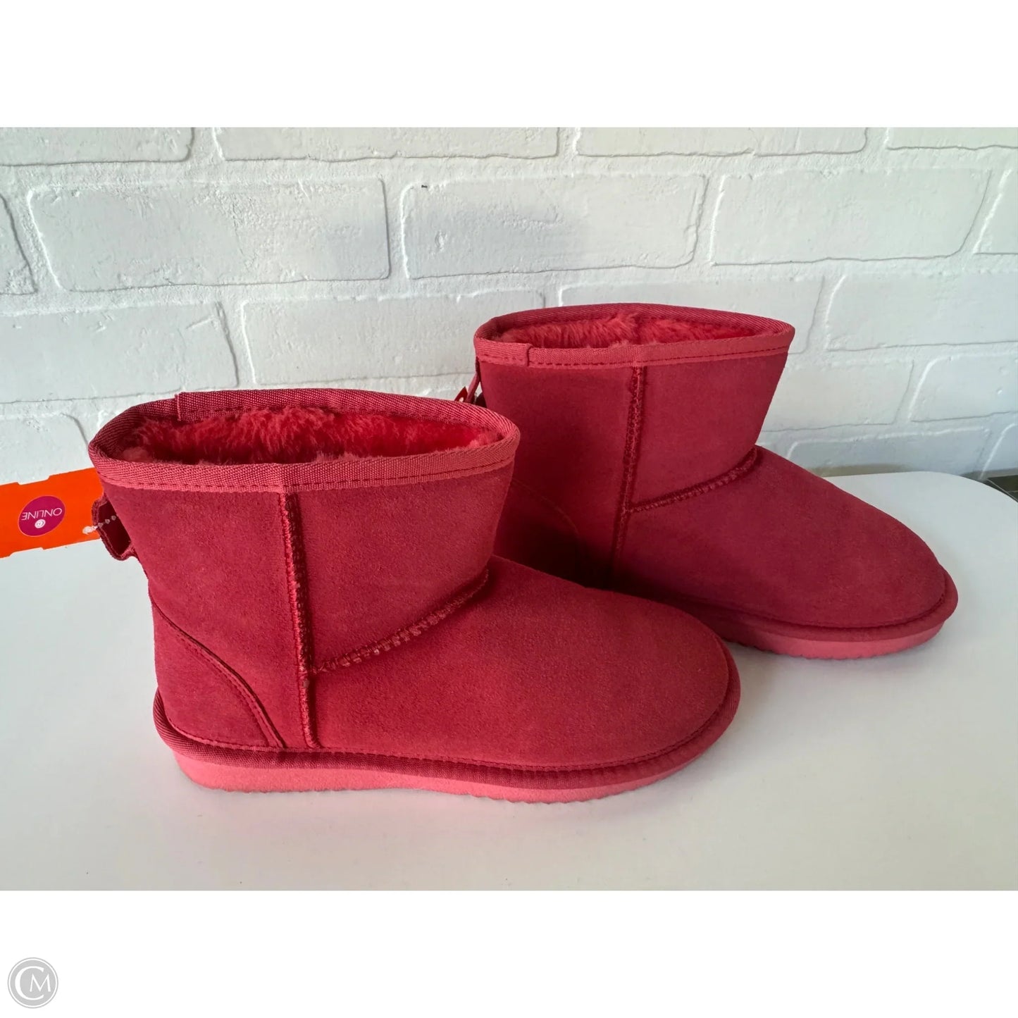 Boots Mid-calf Flats By Dream Pairs In Coral, Size: 8