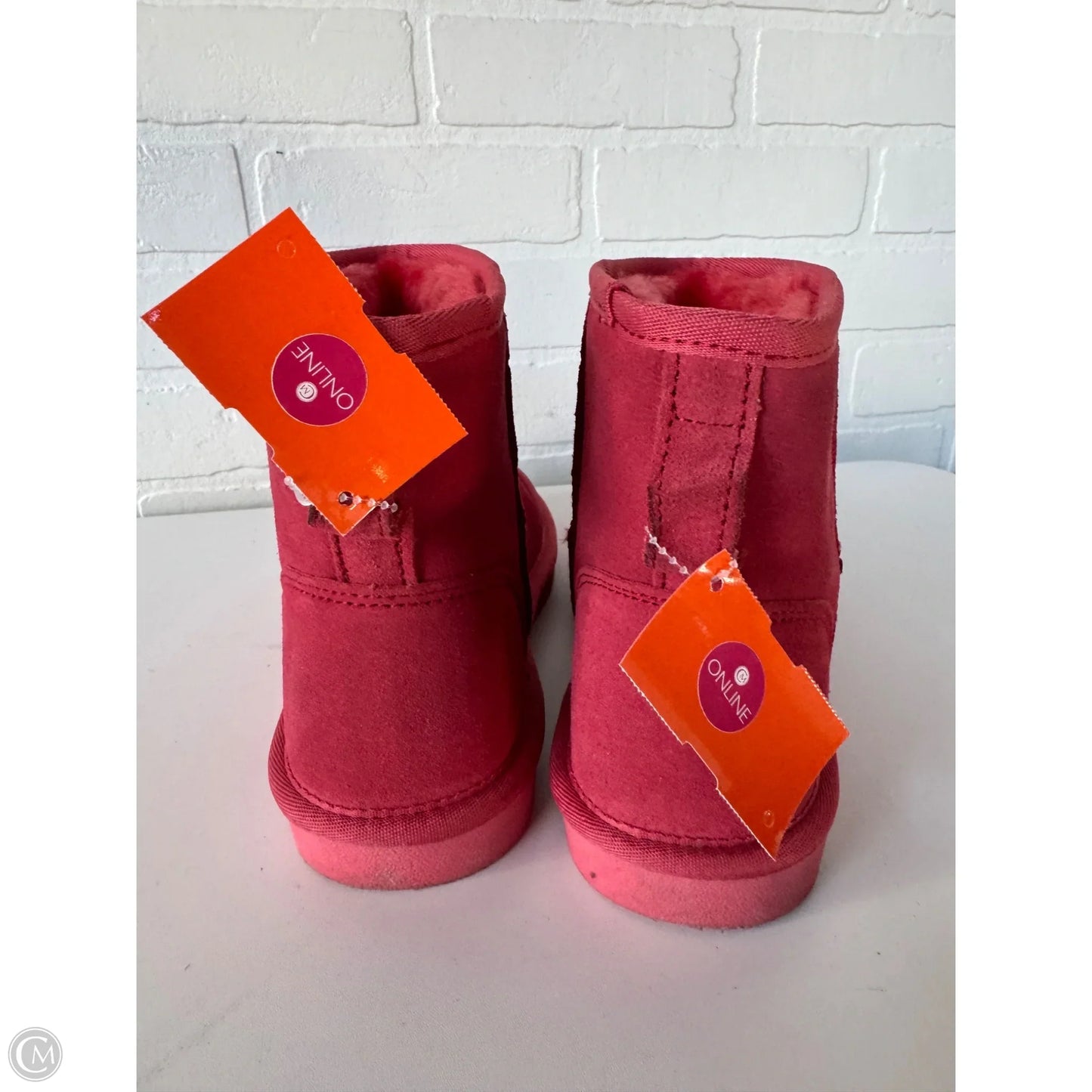 Boots Mid-calf Flats By Dream Pairs In Coral, Size: 8