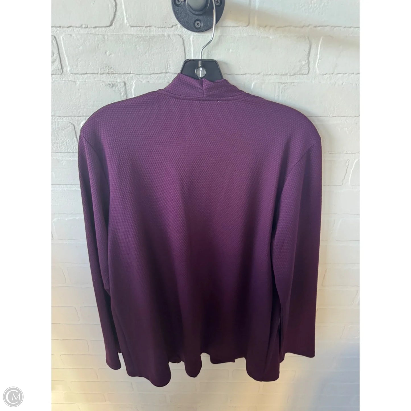 Cardigan By Calvin Klein In Purple, Size: M