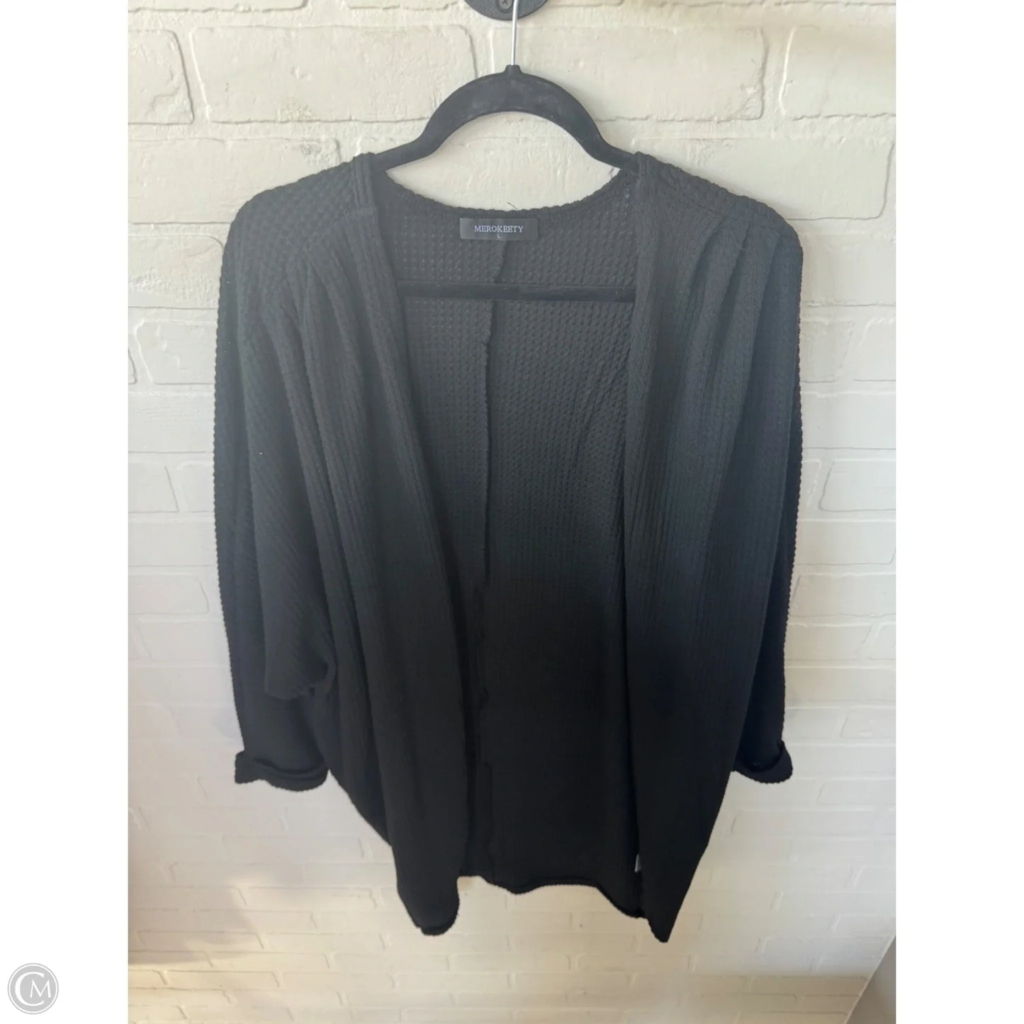 Cardigan By Merokeety In Black, Size: L