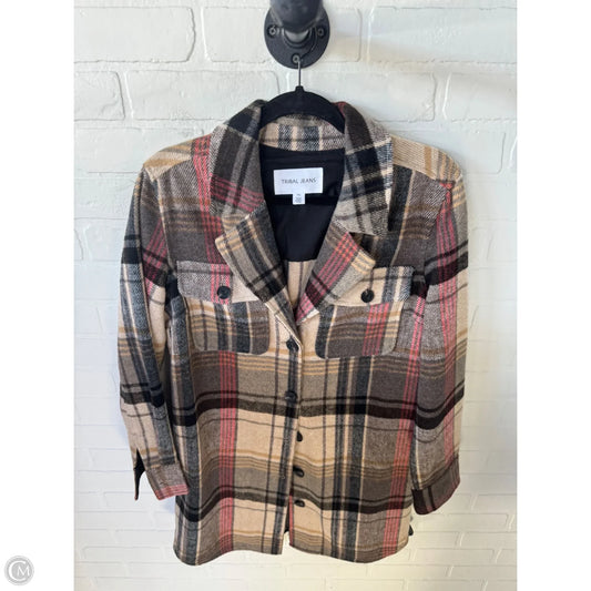 Coat Other By Tribal In Brown & Cream, Size: S