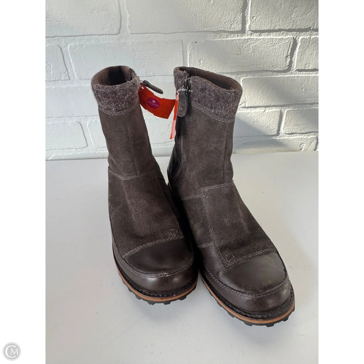 Boots Mid-calf Flats By The North Face In Brown, Size: 8