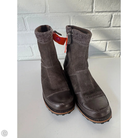 Boots Mid-calf Flats By The North Face In Brown, Size: 8