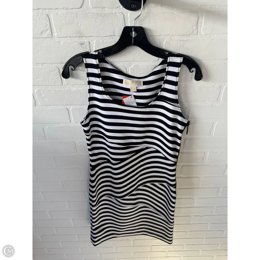 Dress Casual Midi By Michael By Michael Kors In Black & White, Size: Xs