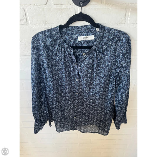 Top Long Sleeve By Joie In Blue, Size: Xs