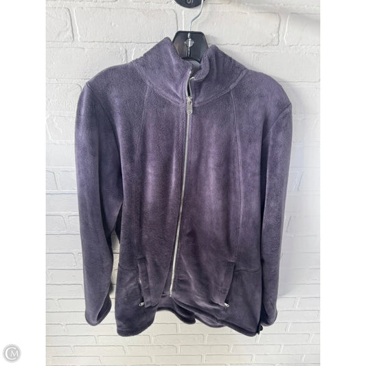 Jacket Fleece By Athleta In Purple, Size: Xl