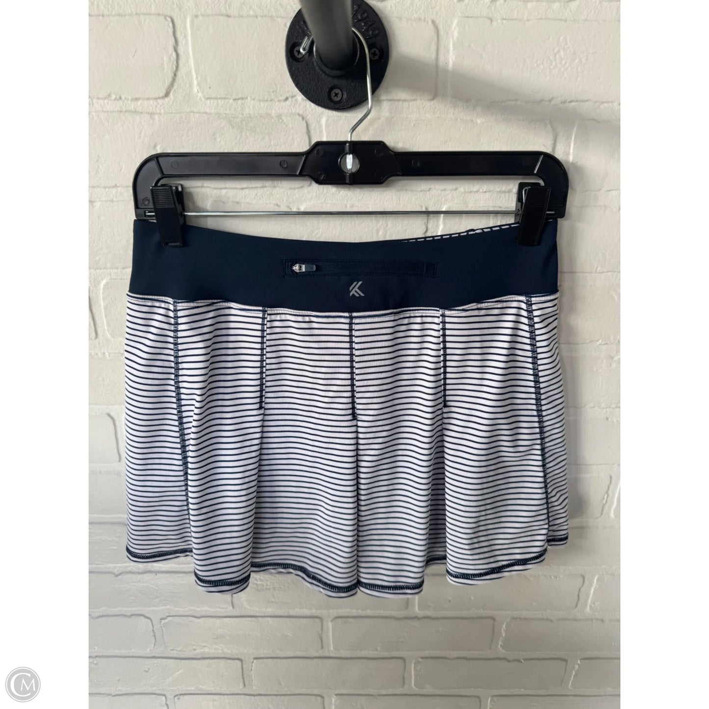 Athletic Skort By Kyodan In Blue & White, Size: 4