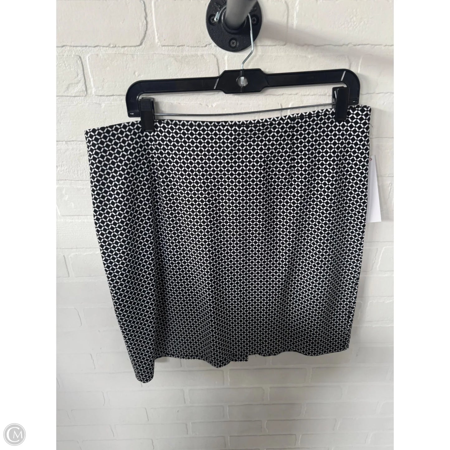 Skirt Mini & Short By J. Jill In Black & White, Size: 12p