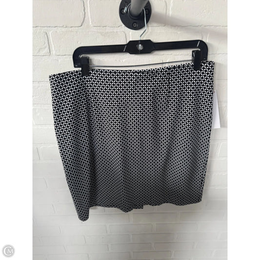 Skirt Mini & Short By J. Jill In Black & White, Size: 12p