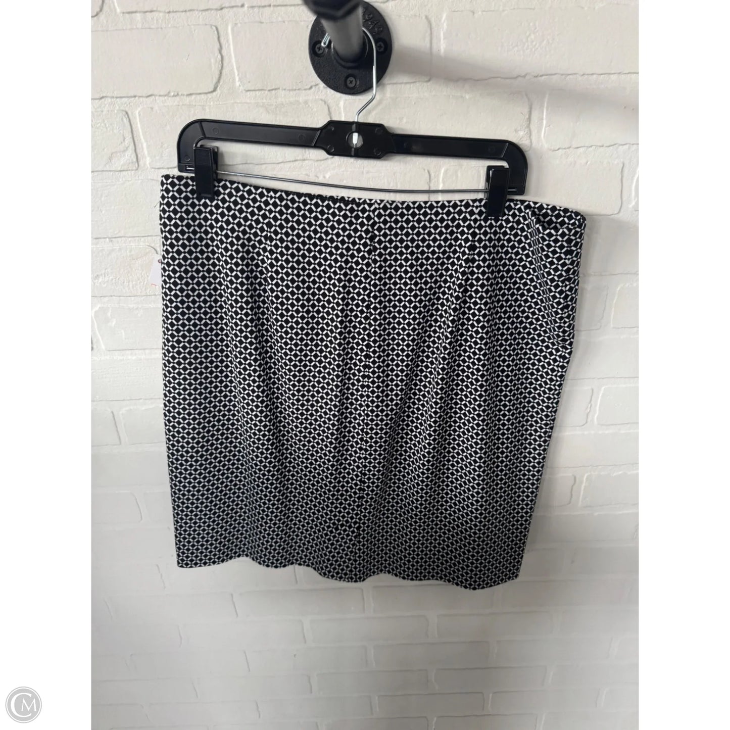 Skirt Mini & Short By J. Jill In Black & White, Size: 12p