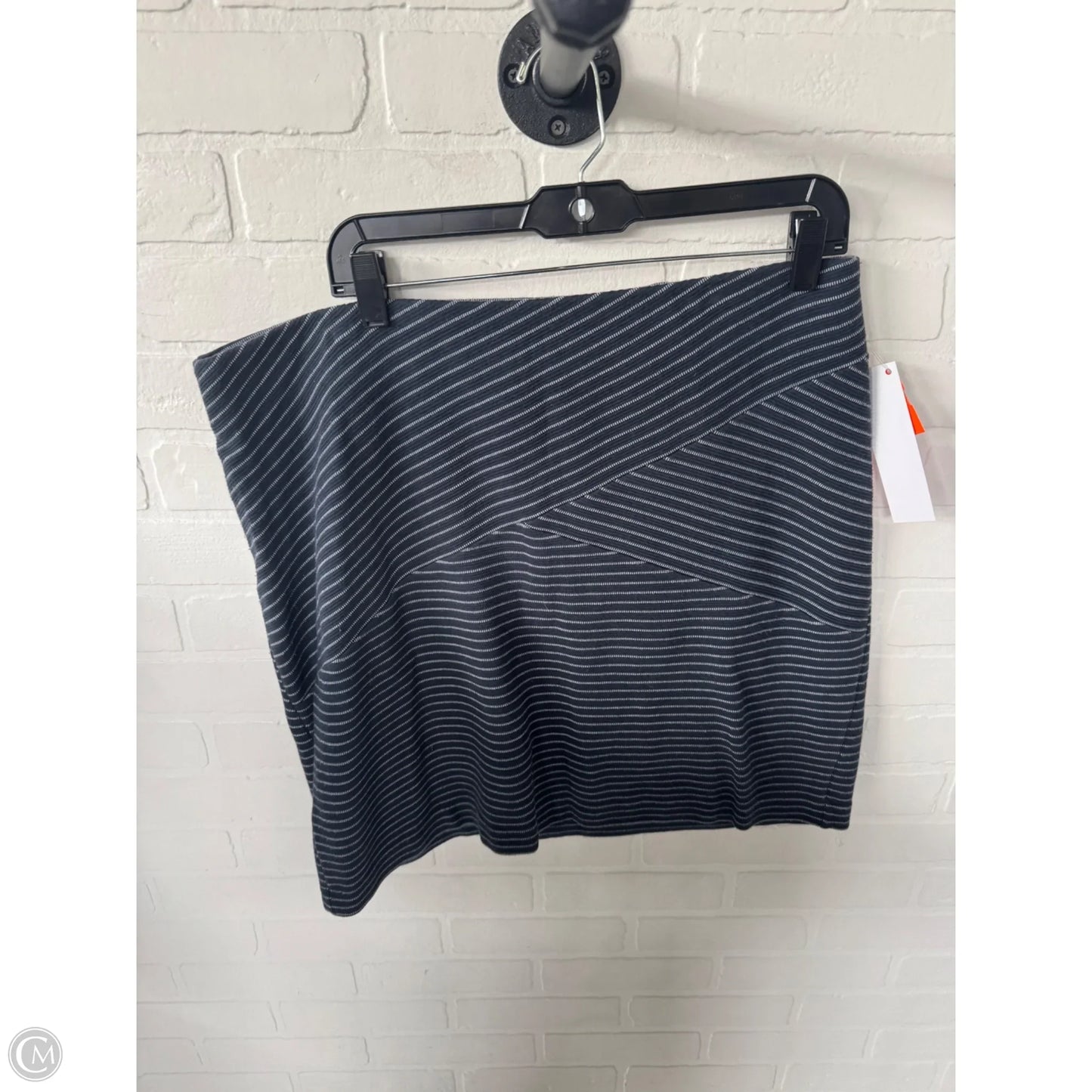 Skirt Mini & Short By J. Jill In Blue & White, Size: L