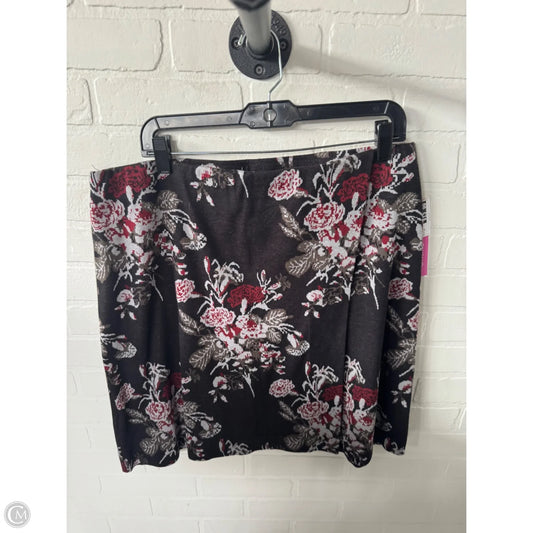 Skirt Mini & Short By J. Jill In Brown & Red, Size: 12