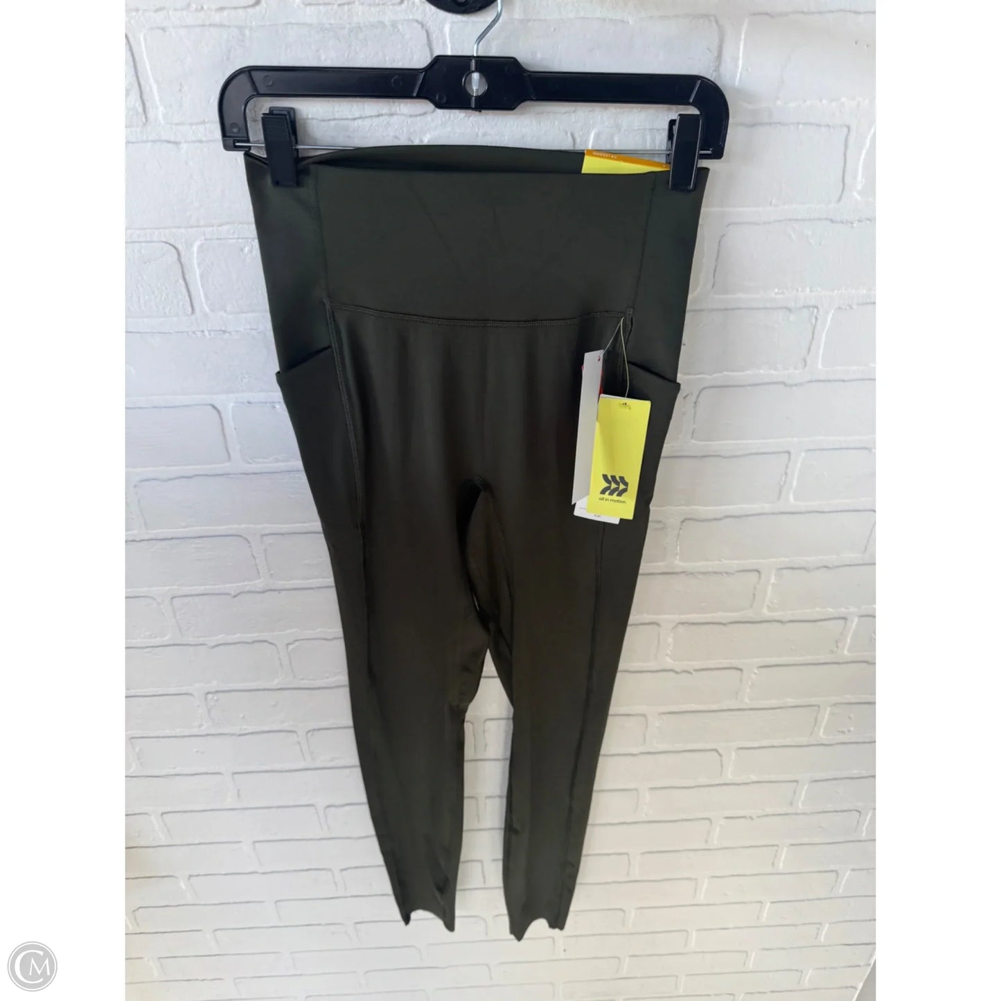 Athletic Leggings By All In Motion In Green, Size: 4