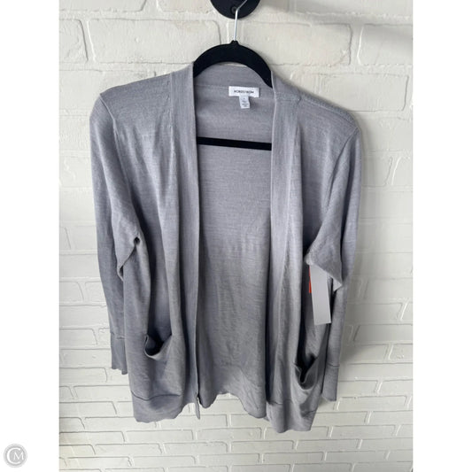 Sweater Cardigan By Nordstrom In Grey, Size: L