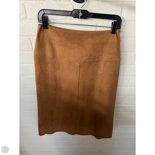 Skirt Midi By Clothes Mentor In Tan, Size: 4