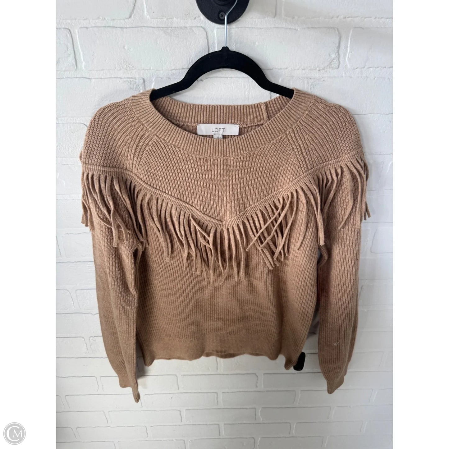 Sweater By Loft In Tan, Size: S