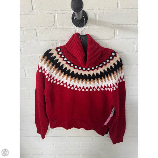 Sweater By Ann Taylor In Red, Size: S