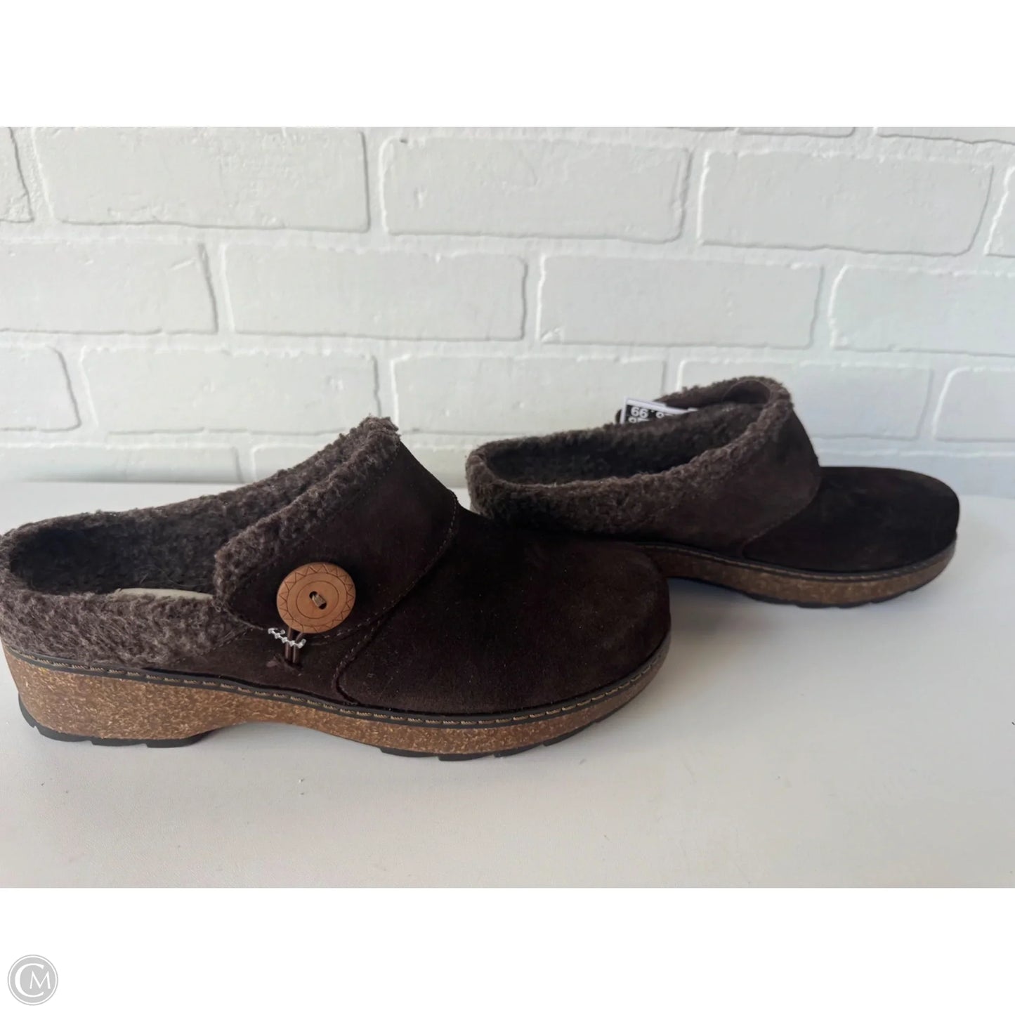 Shoes Heels Block By Earth In Brown, Size: 8