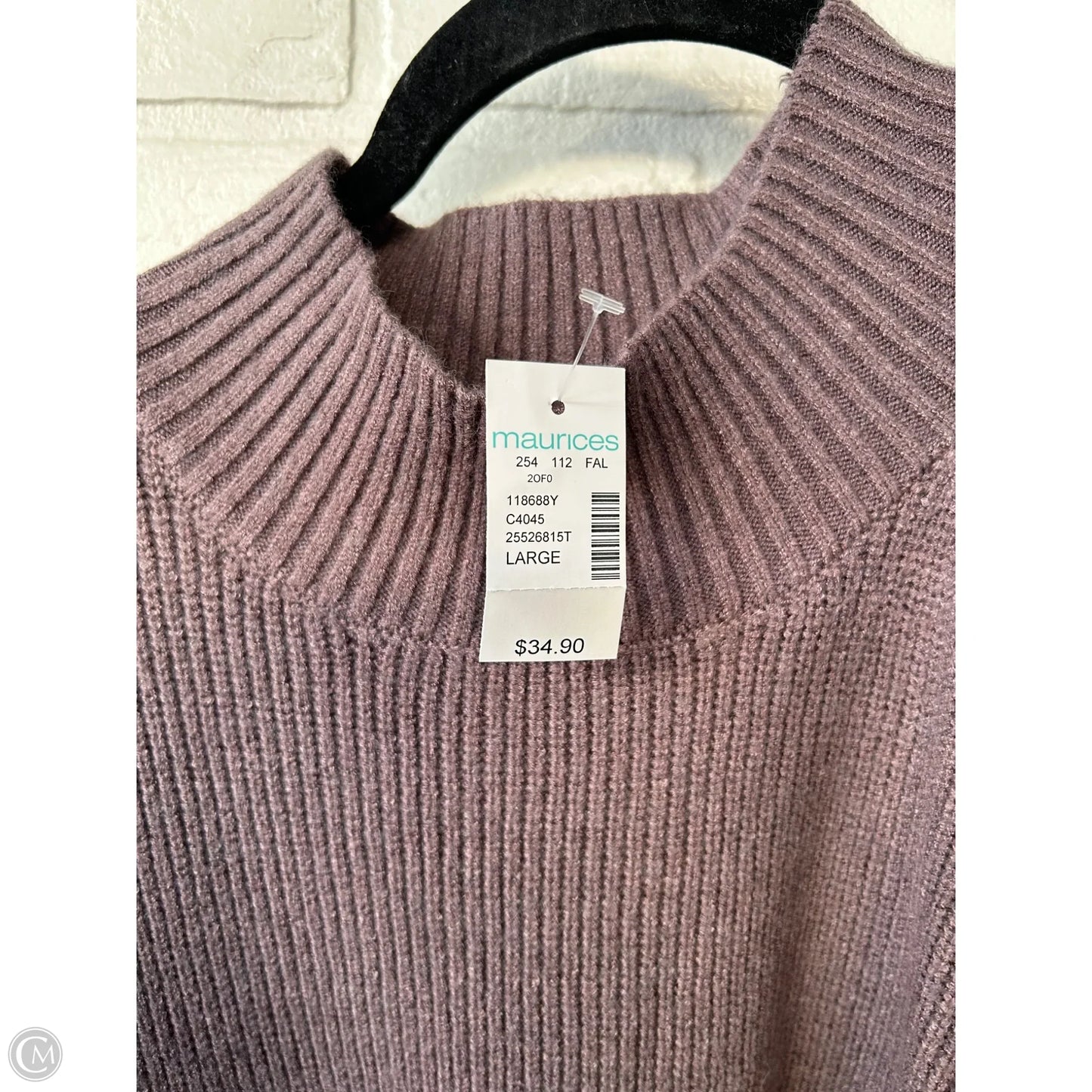 Sweater By Maurices In Brown, Size: L