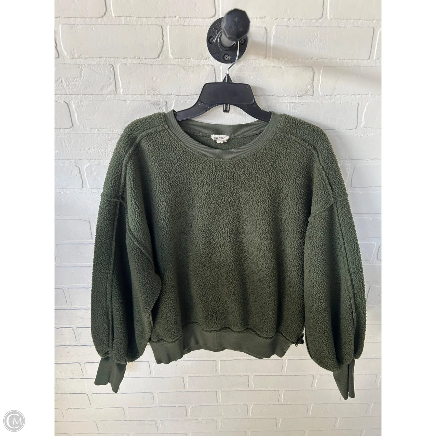 Sweatshirt Crewneck By Pilcro In Green, Size: M