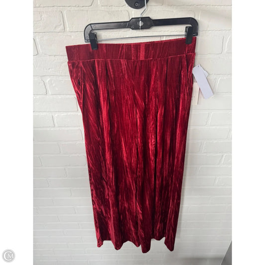 Pants Wide Leg By A New Day In Red, Size: 8