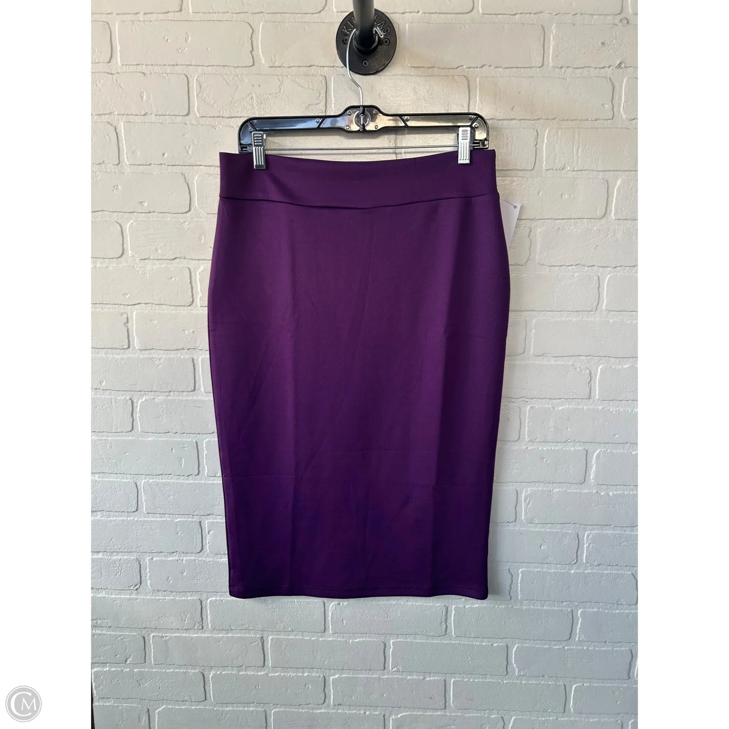 Skirt Midi By Clothes Mentor In Purple, Size: 14