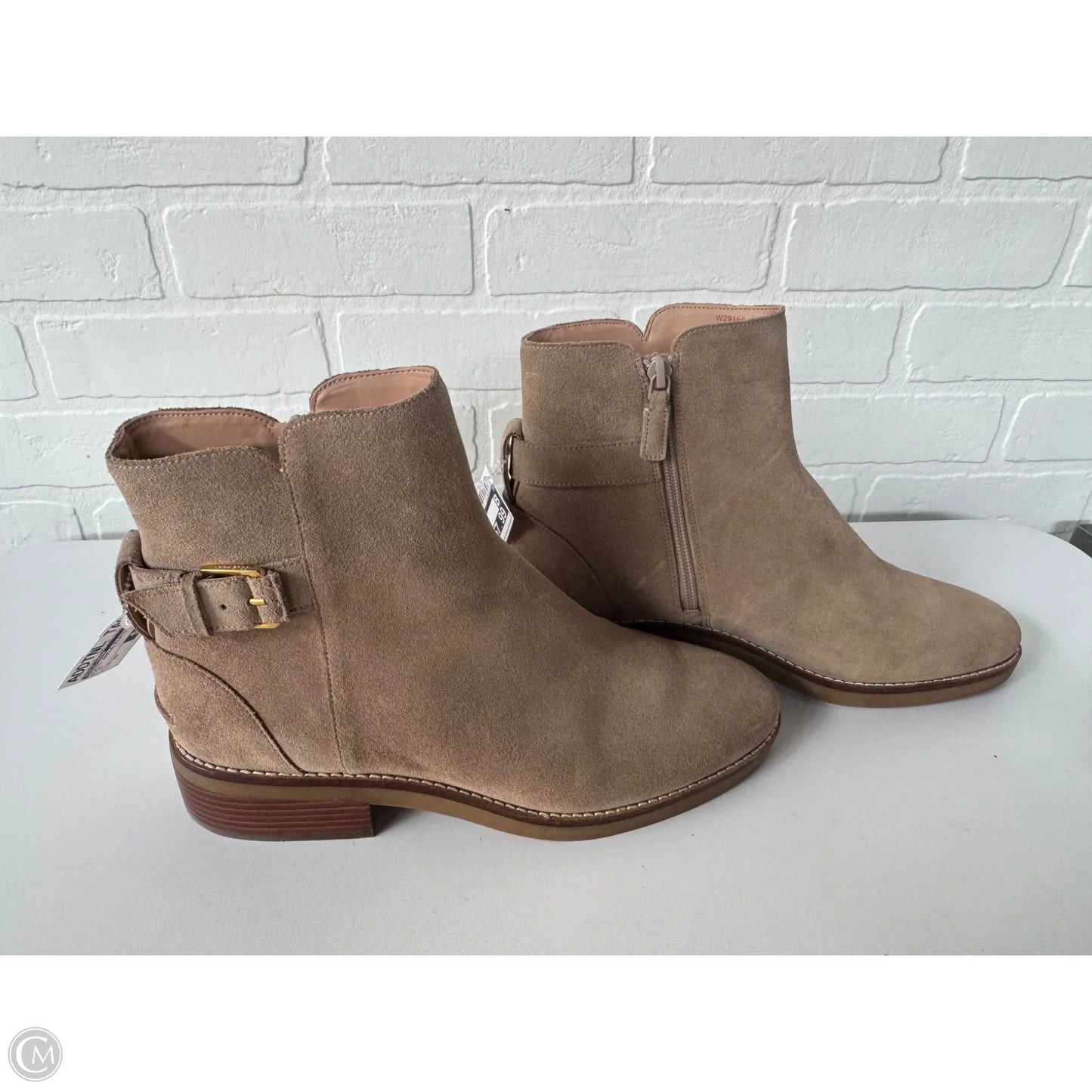 Boots Ankle Flats By Cole-haan In Tan, Size: 10