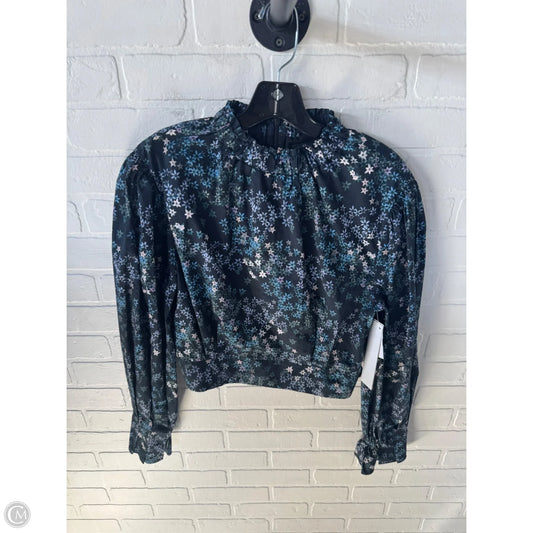 Top Long Sleeve Designer By All Saints In Blue, Size: M