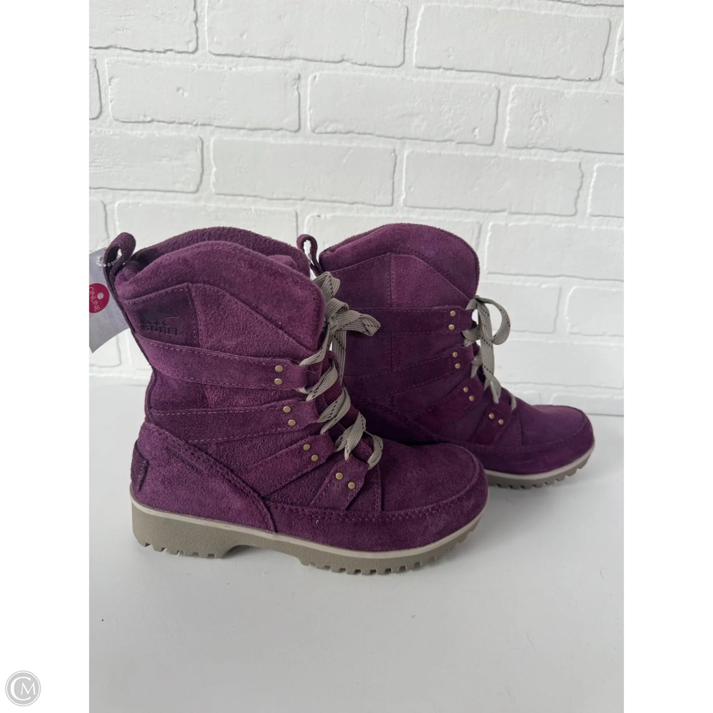 Boots Snow By Sorel In Purple, Size: 7